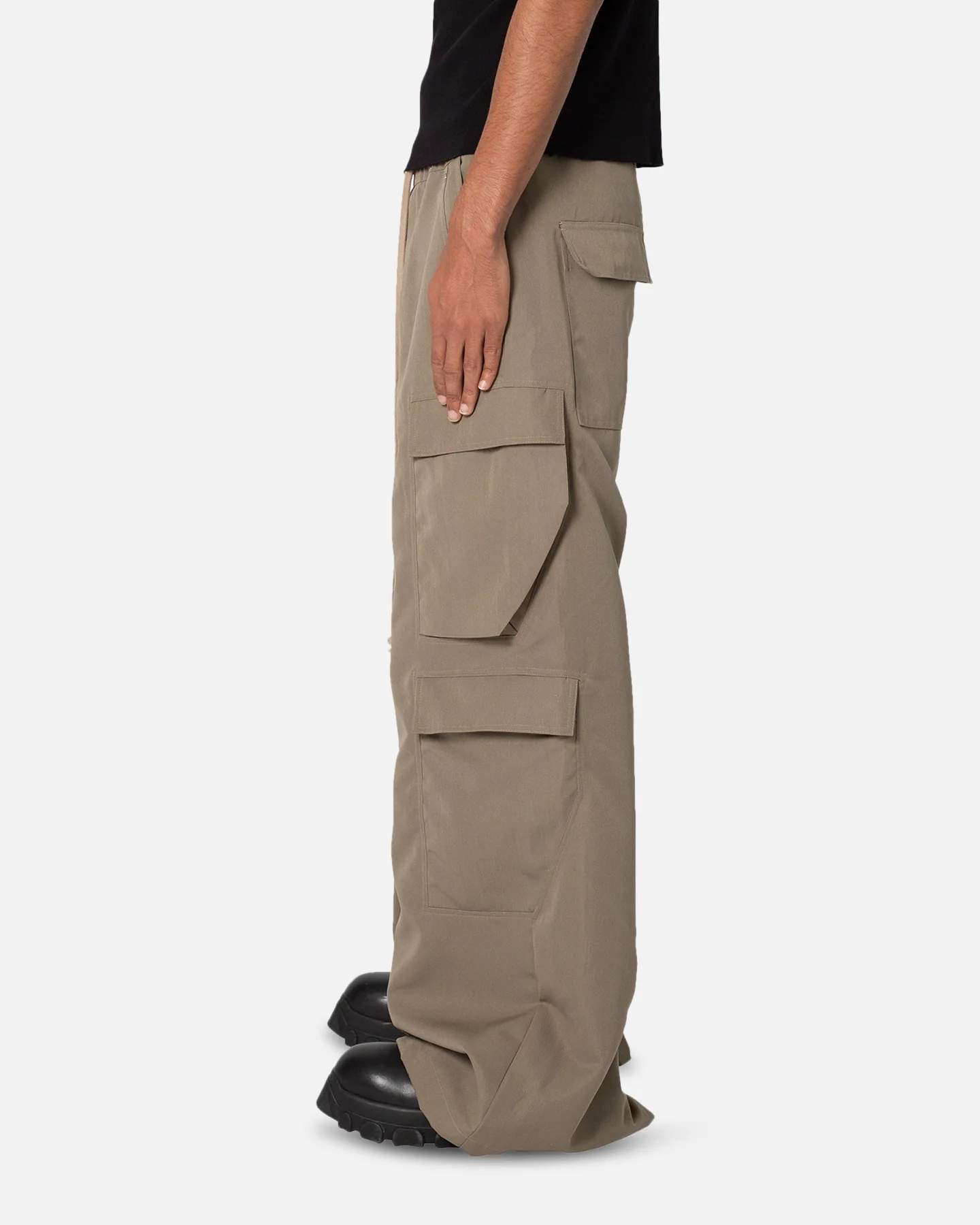 MNML Rave Double Cargo Pants Olive