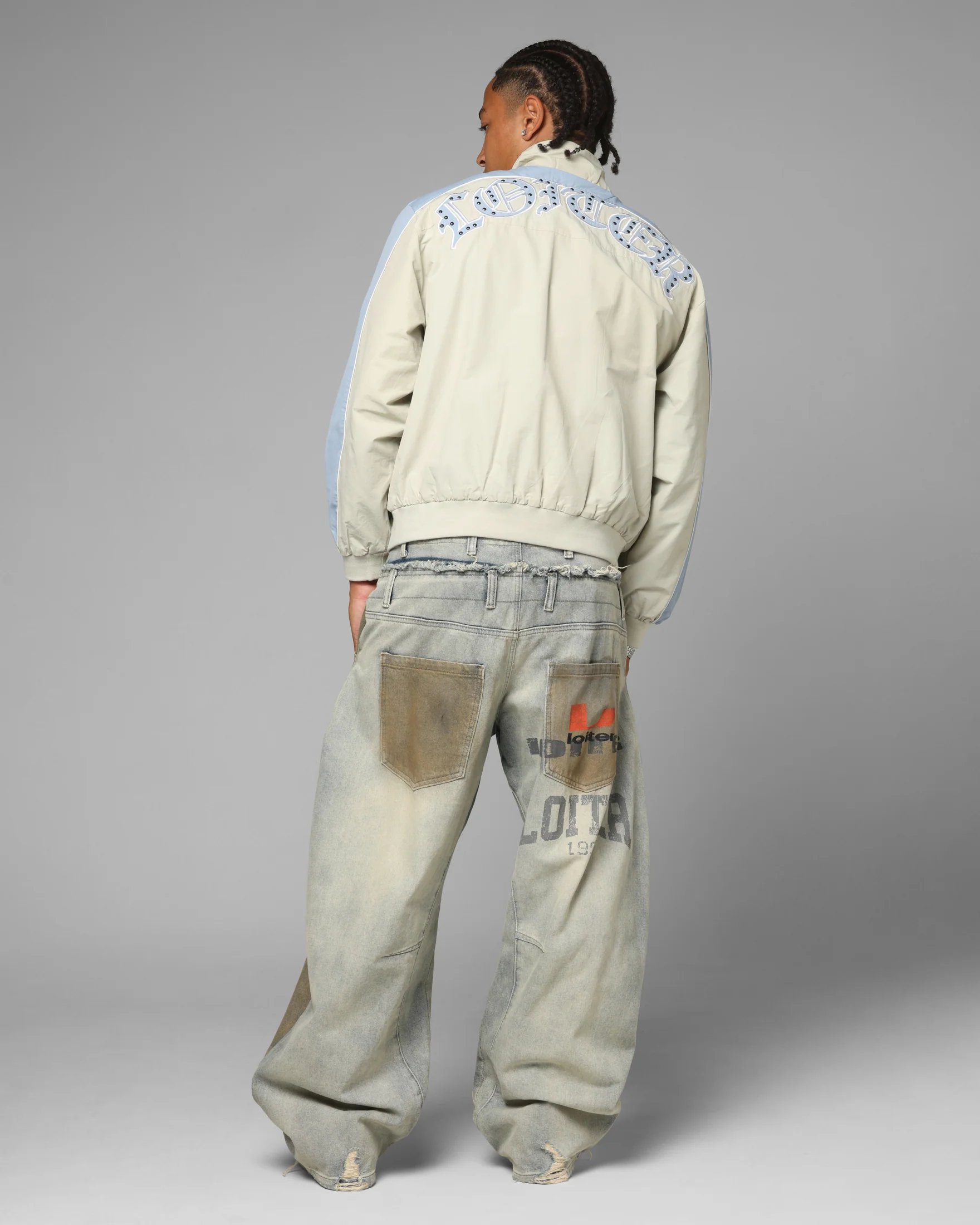 Loiter Imperial Track Jacket Grey