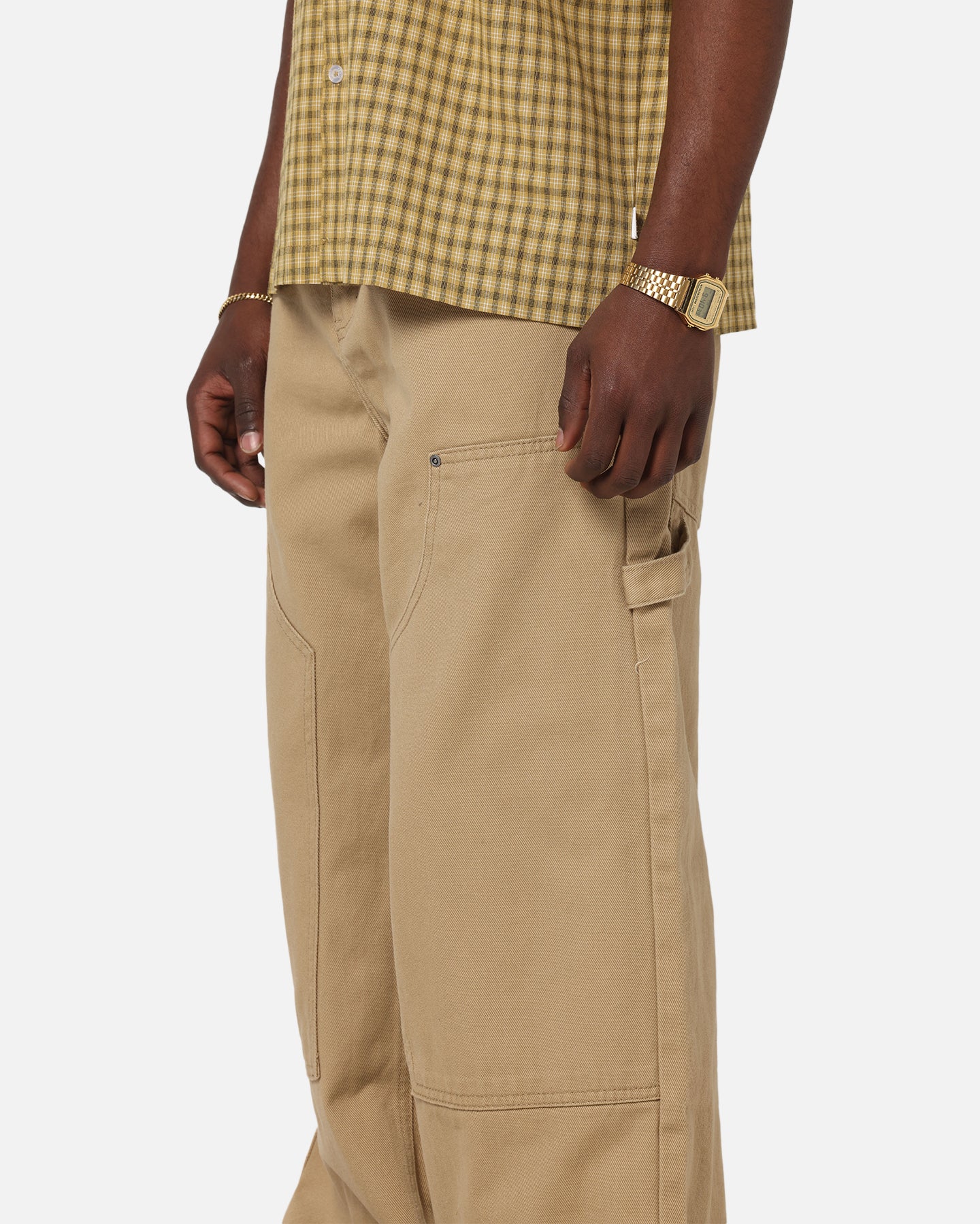 Carre Baggy Work Jeans Stone