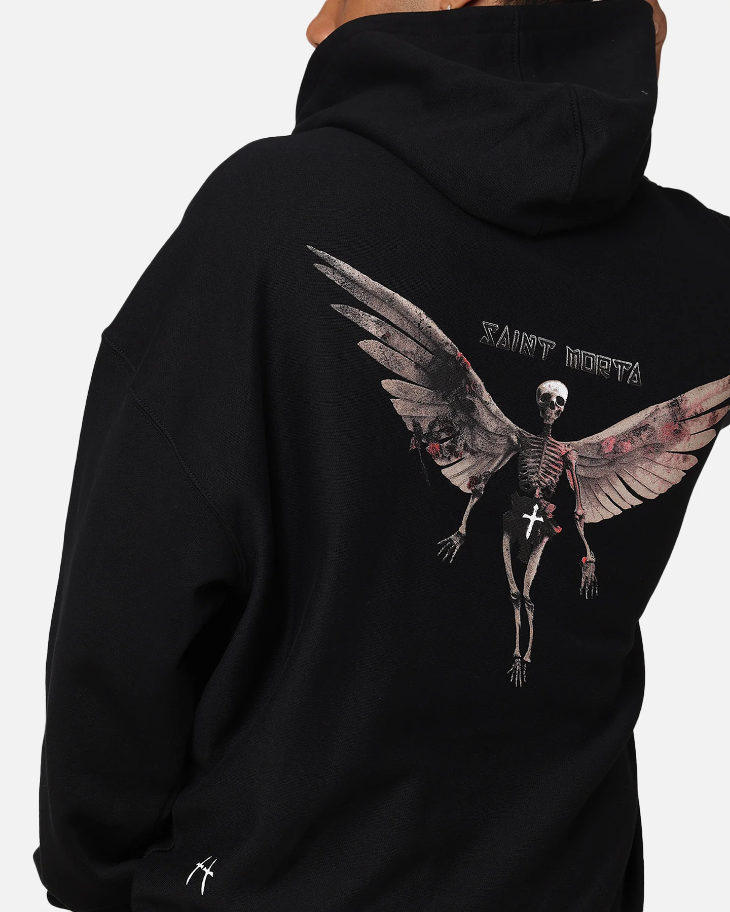 Saint Morta Momento Mori Hoodie Black