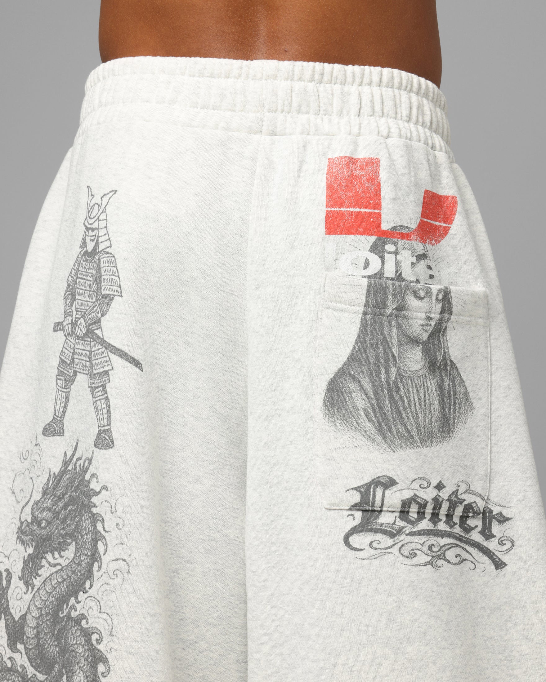 Loiter Holy Flame Sweatpants Grey