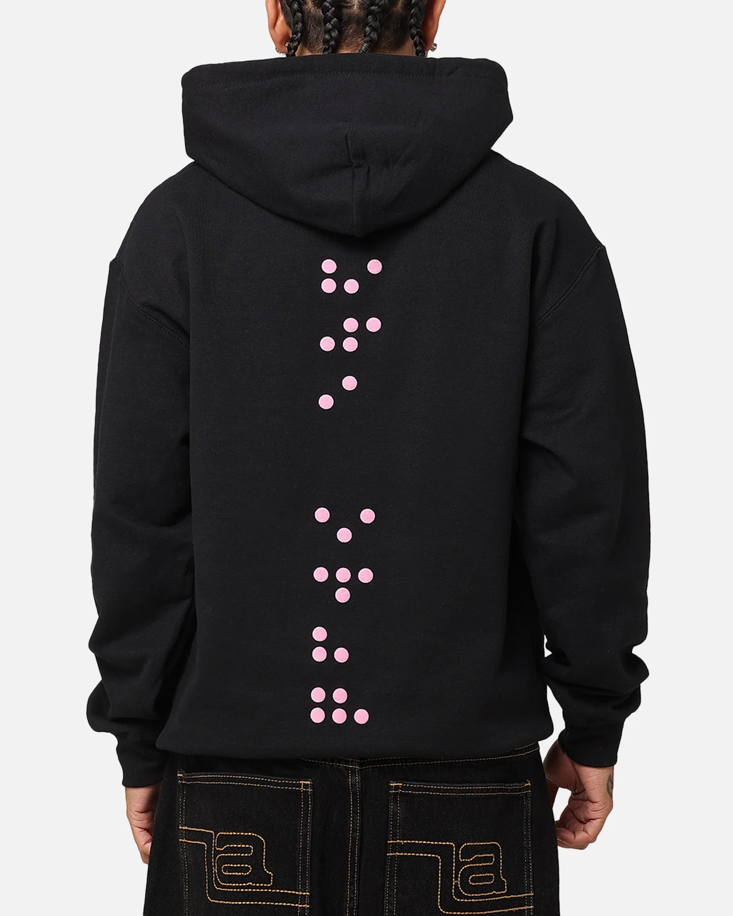 The Anti Order Brail Hoodie Black/Pink