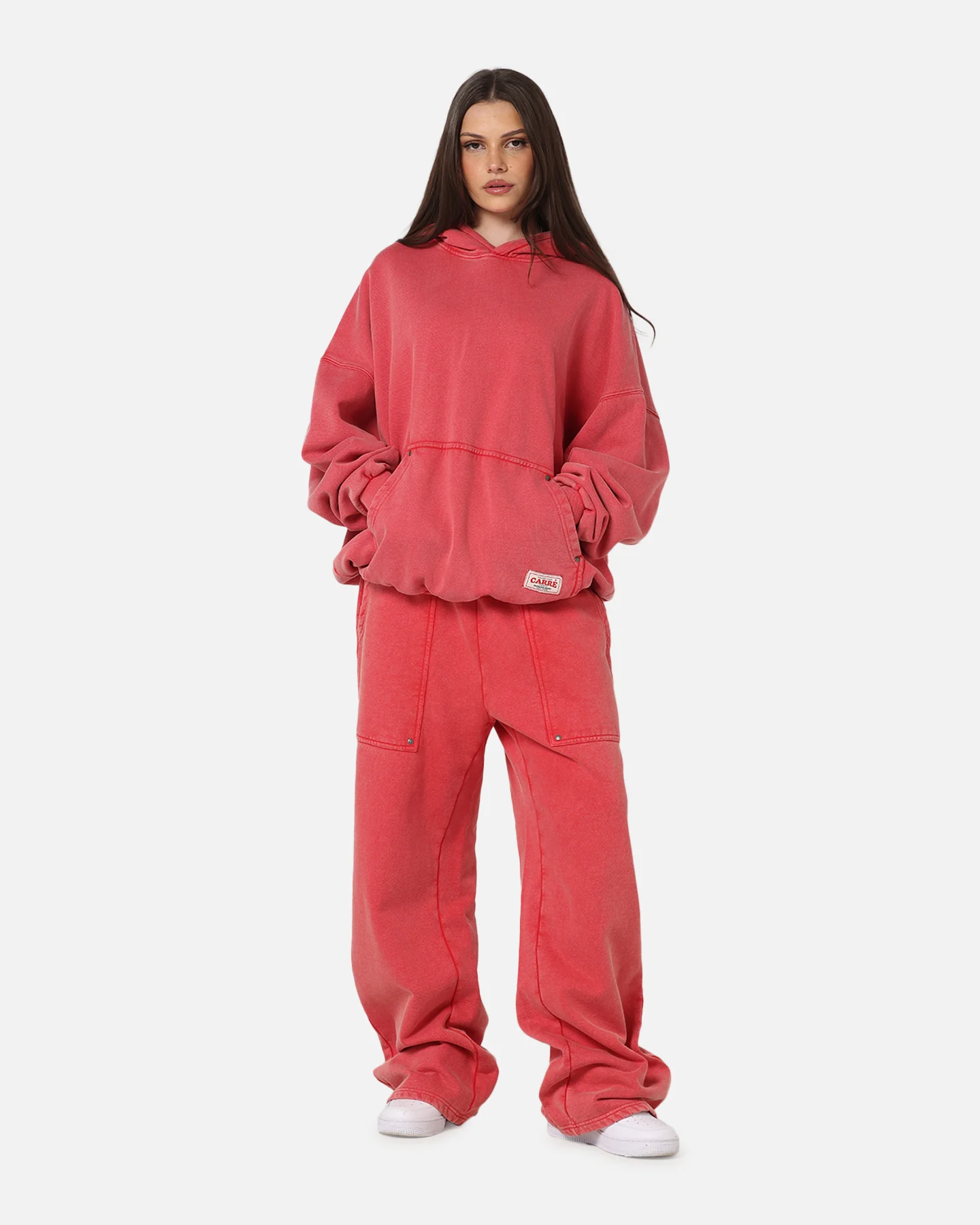 Carre Rivet Hoodie Pigment Washed