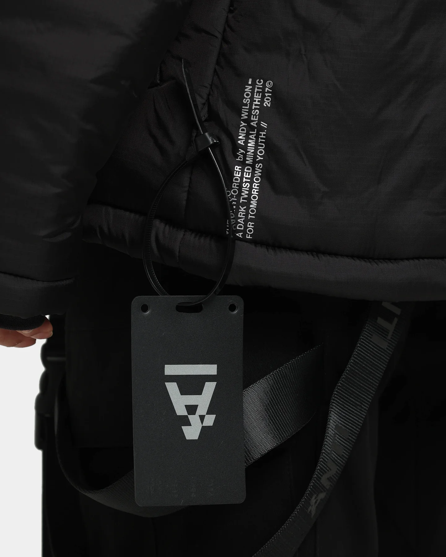 The Anti Order Hyphen ATD Puffer Jacket V2 Black/Silver