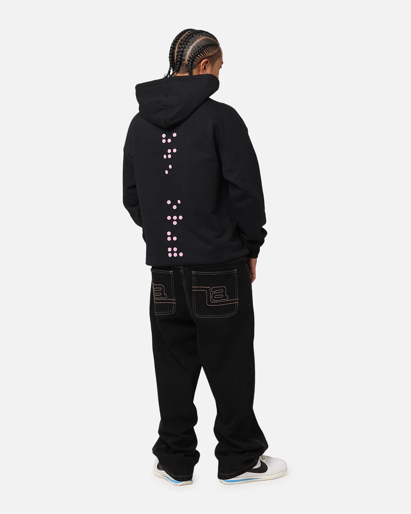 The Anti Order Brail Hoodie Black/Pink