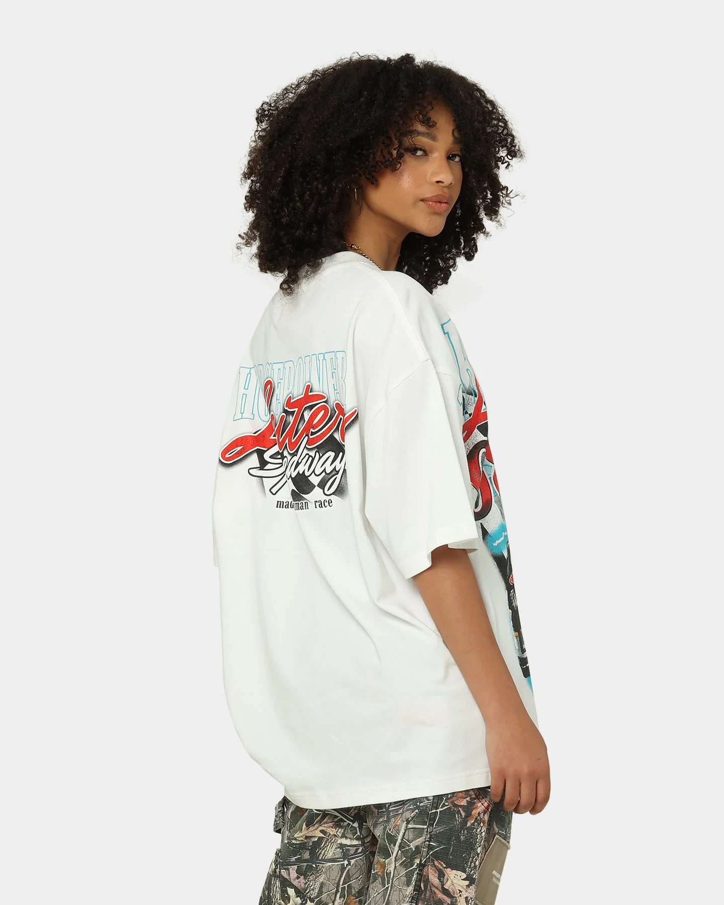 Loiter Speedway T-Shirt Off White