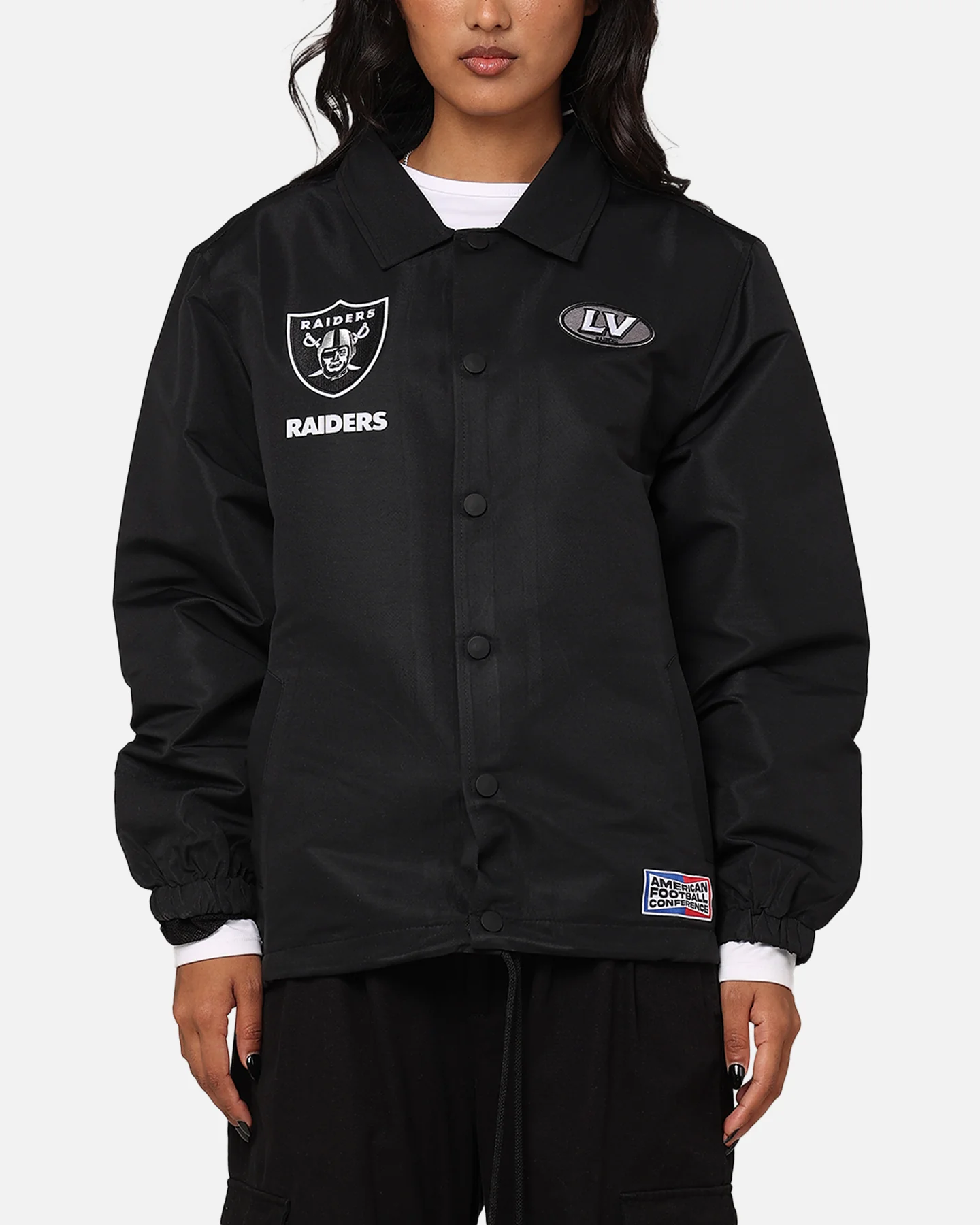 Pro Standard Women's Las Vegas Raiders Fast Lane Jacket Black