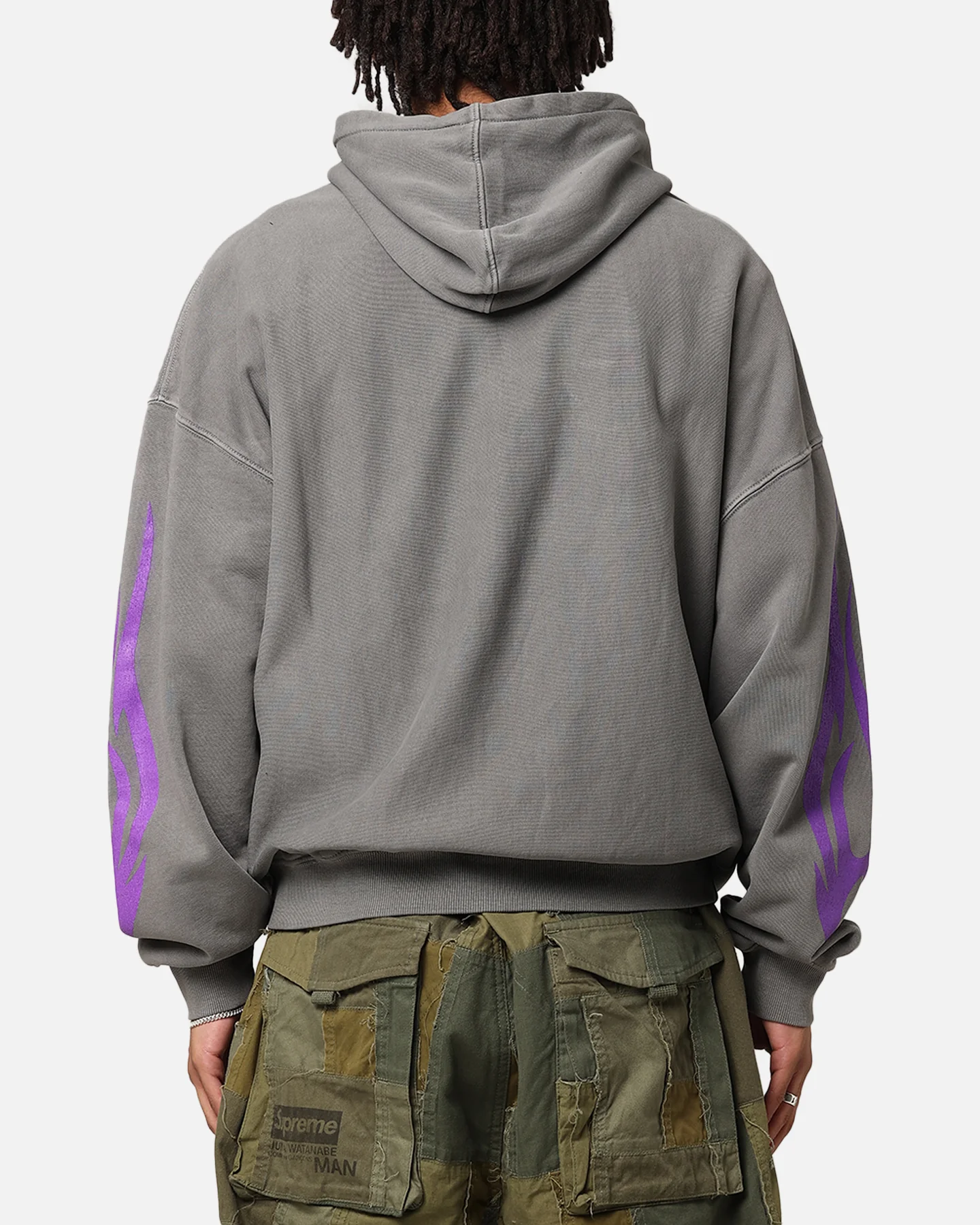 Loiter Rip N Dip Hoodie Washed Charcoal