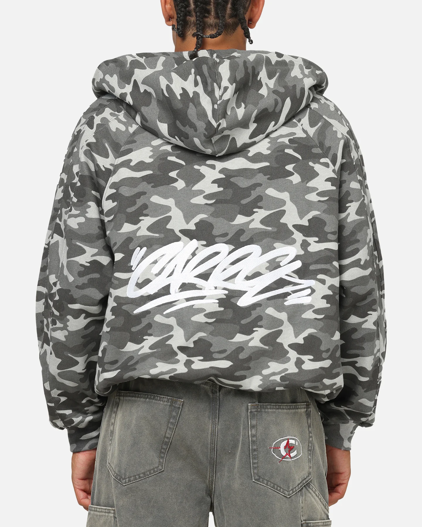Carre Grit Hoodie Black Camo
