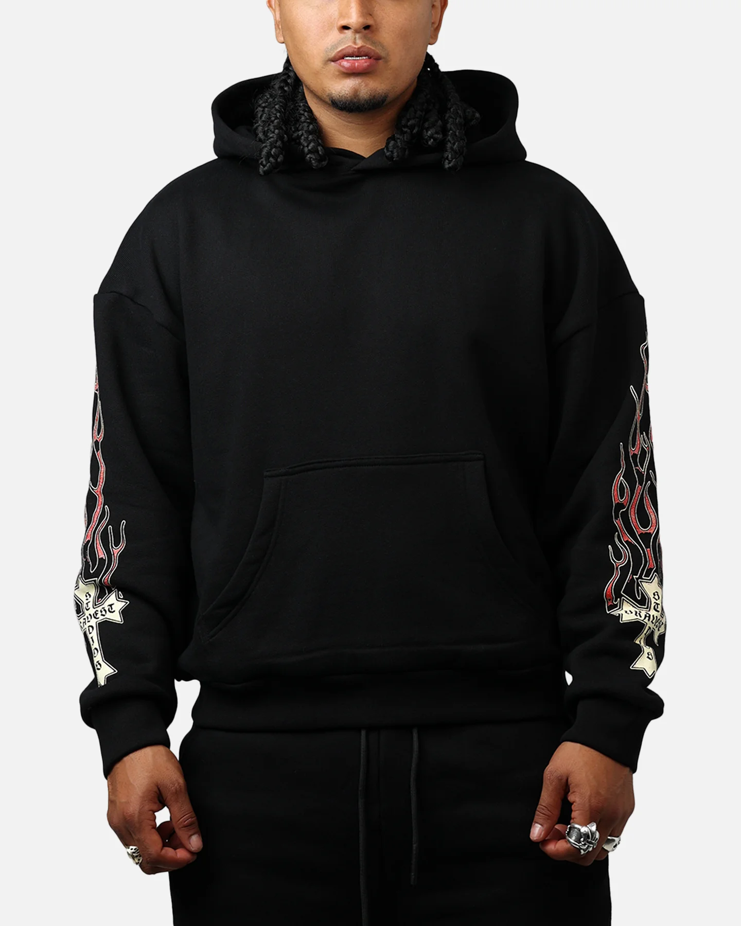 Bravest Eternal Hoodie Black/Red