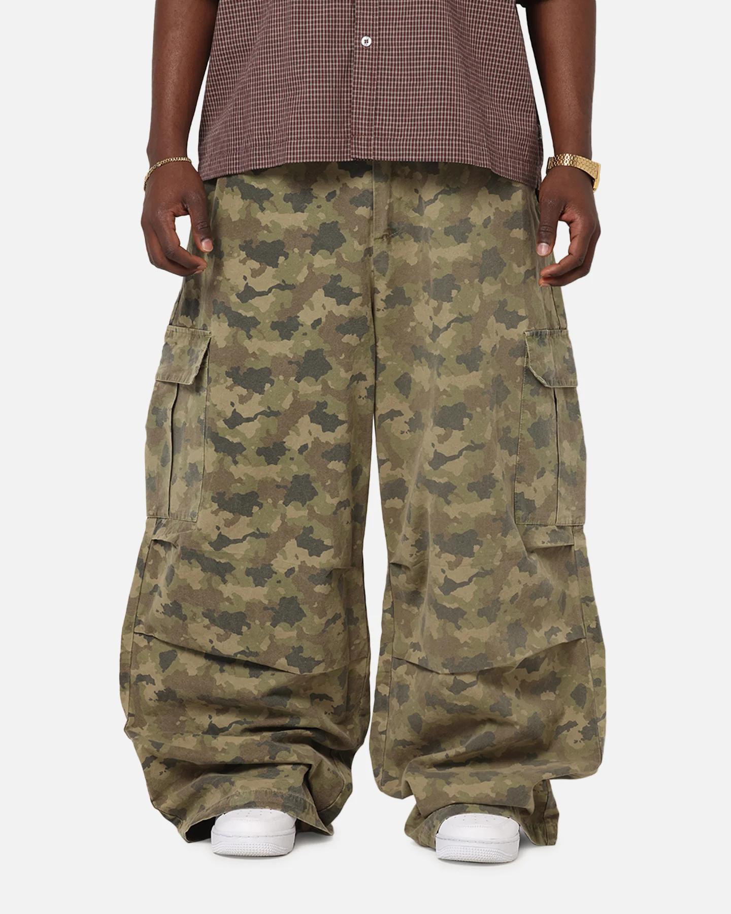 Carre Baggy Cargo Pants Camo