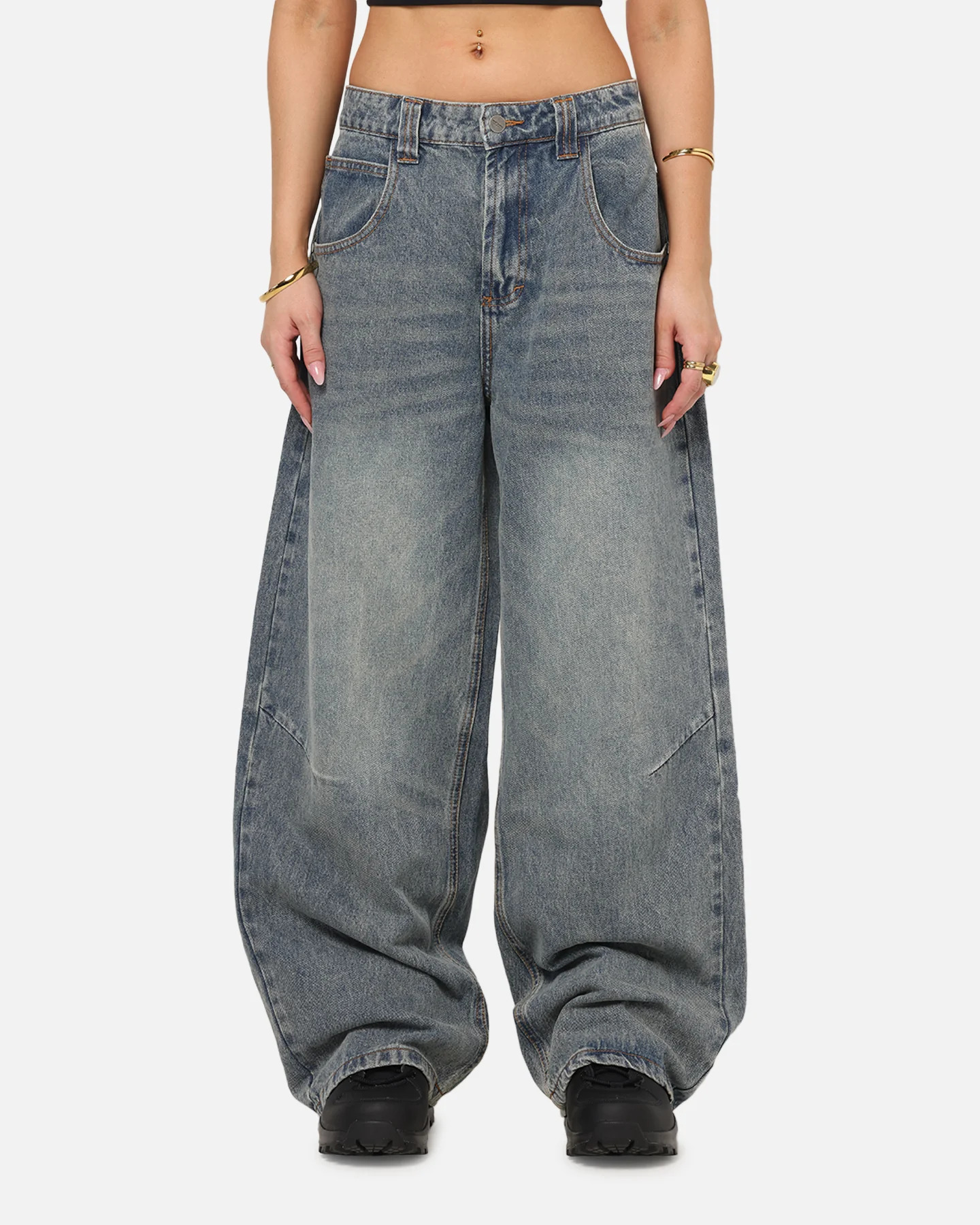 Saint Morta Amplus Crossfire Jeans Dirty Denim