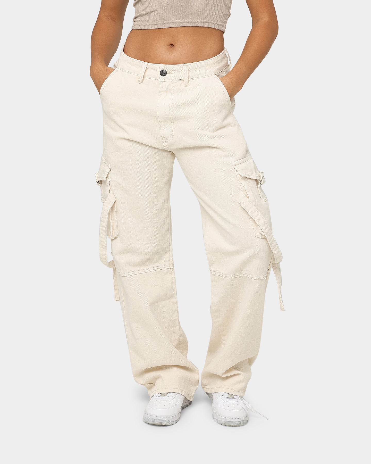 XXIII Ibernia Boyfriend Cargo Pants Bone
