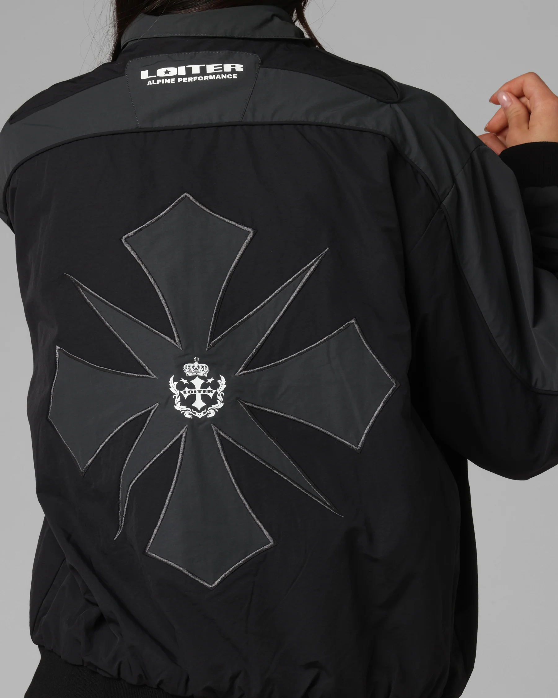 Loiter Club Classic Track Jacket Black