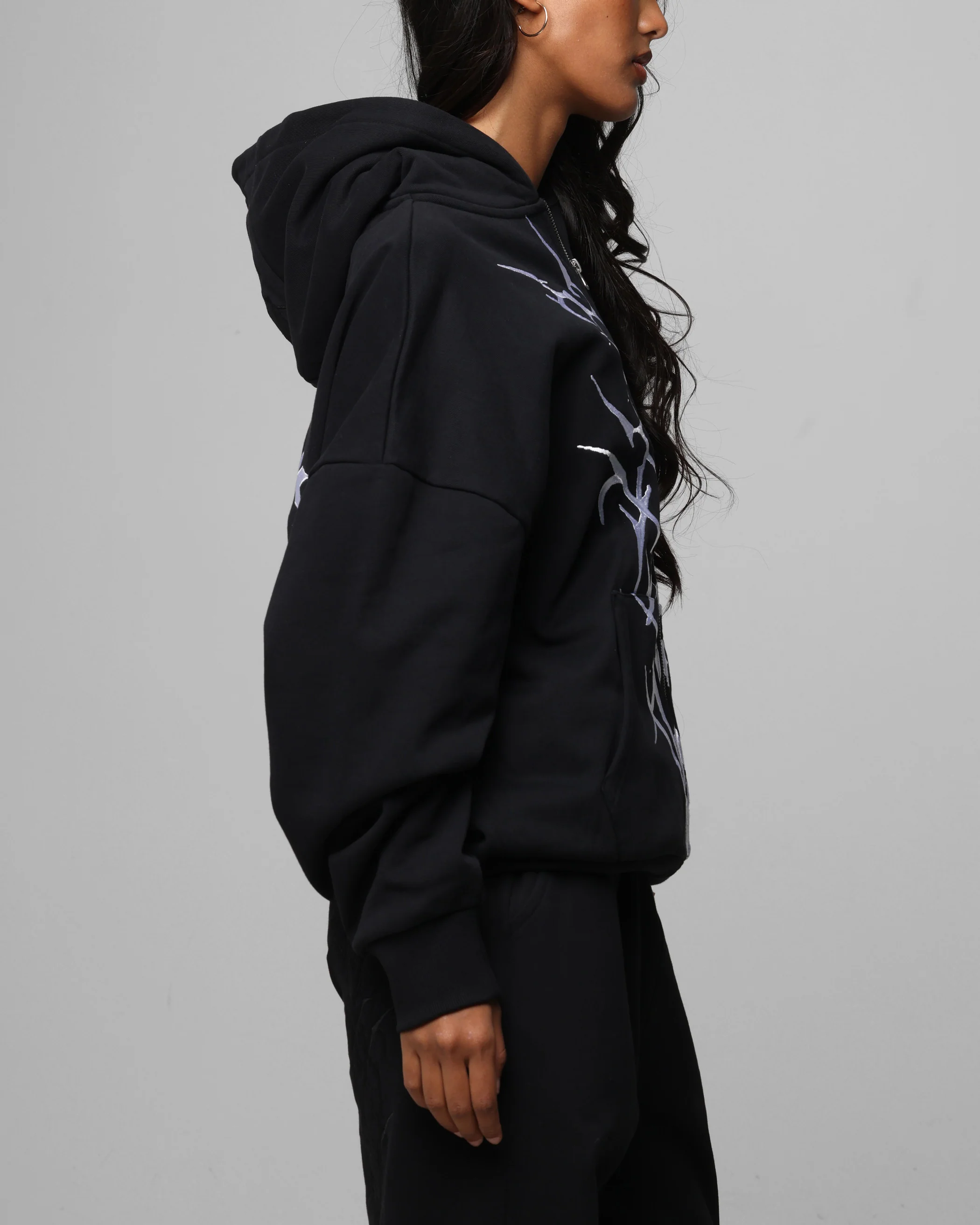 Loiter Blood Born Zip Hoodie Black