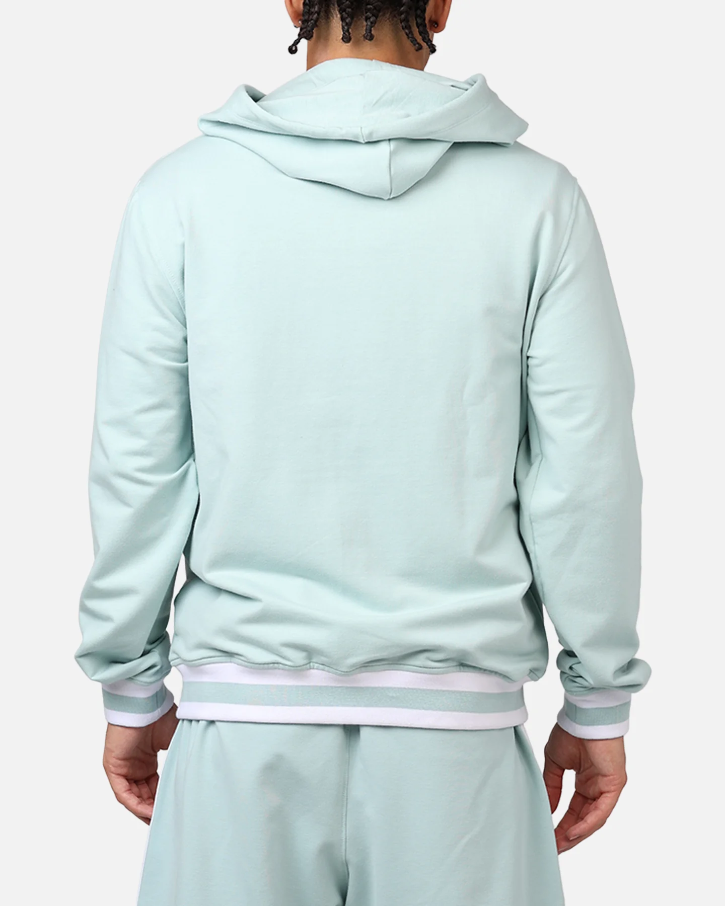 New Era Atlanta Braves 'Logo Select Mint' Full Zip Hoodie Mint/White