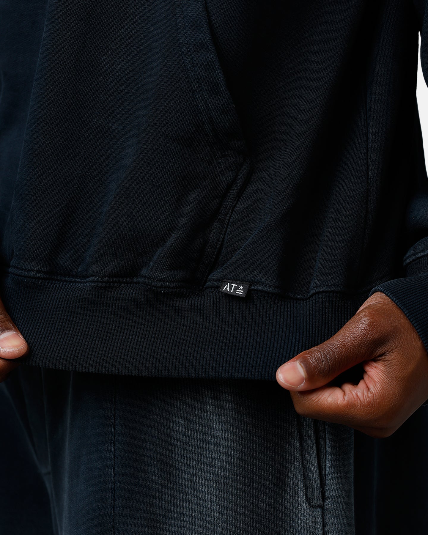 American Thrift Pullover Hoodie Washed Black