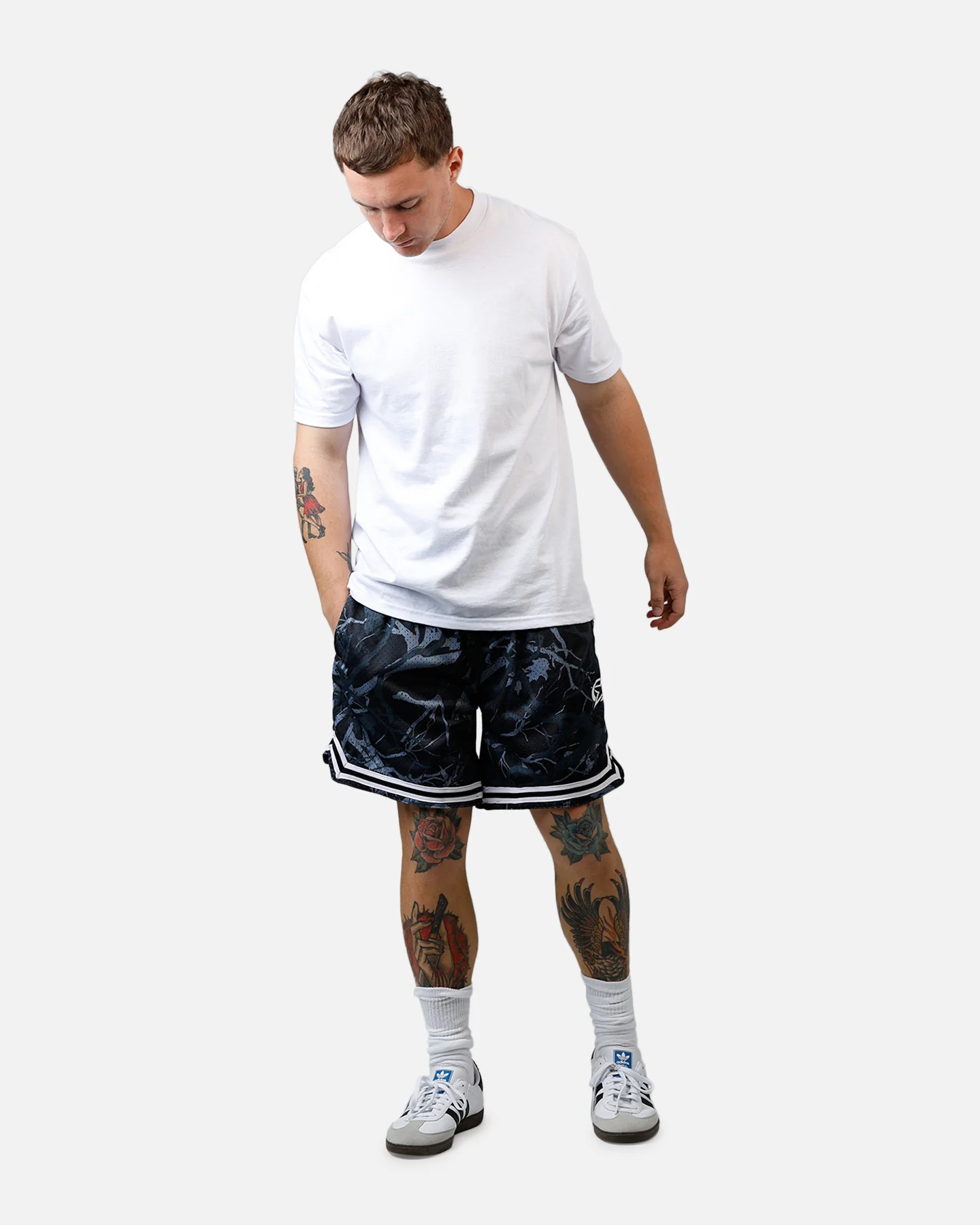 Carre Outlaw Mesh Shorts Black Real Tree