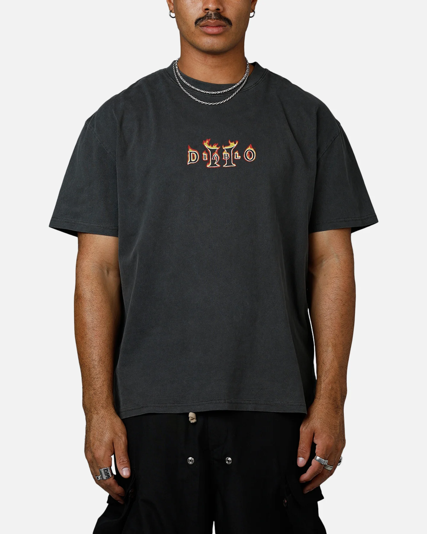 73Studio X Diablo II Halloween Summer 2000 T-Shirt Black Wash