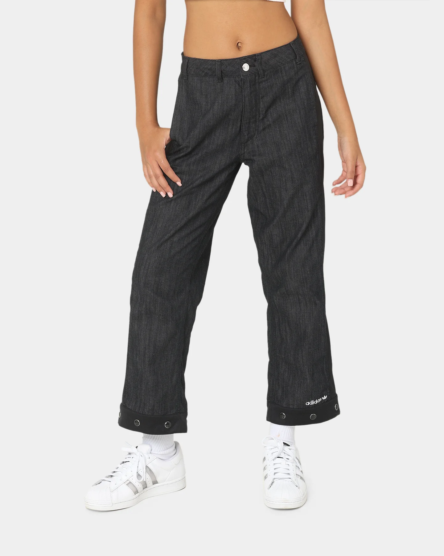 Adidas Women's Twill Track Pants Black