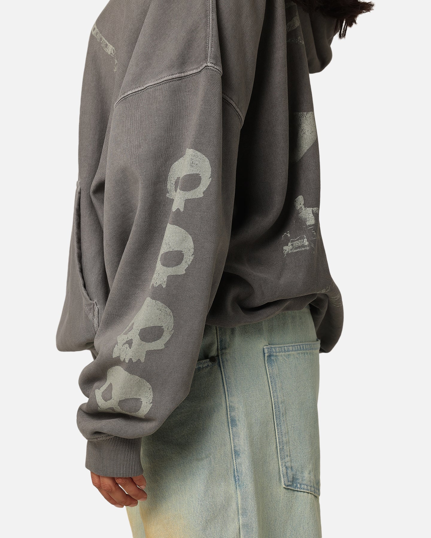 Vintage American Thrift Disney Pixar Sid Premium Hoodie Washed Charcoal