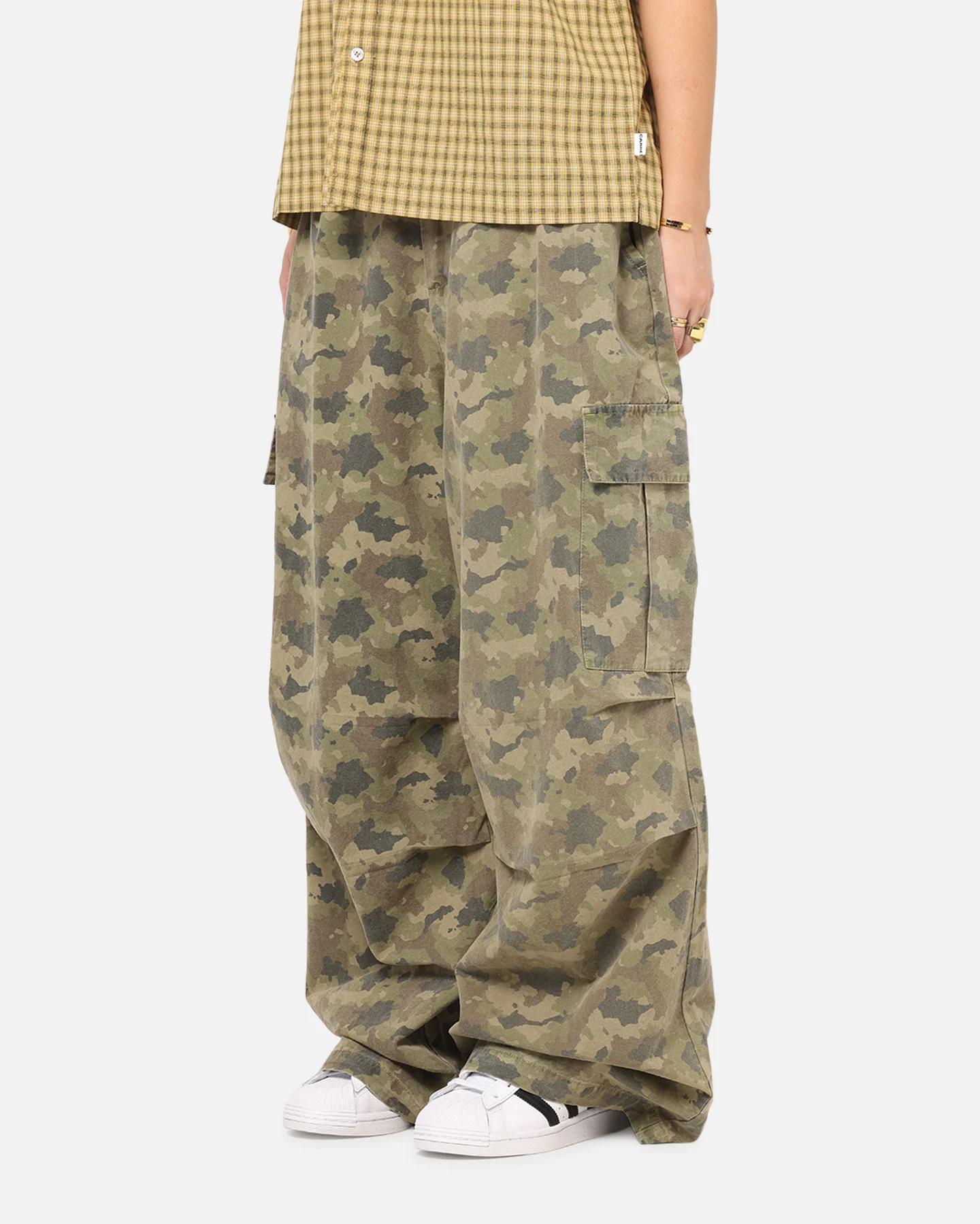 Carre Baggy Cargo Pants Camo