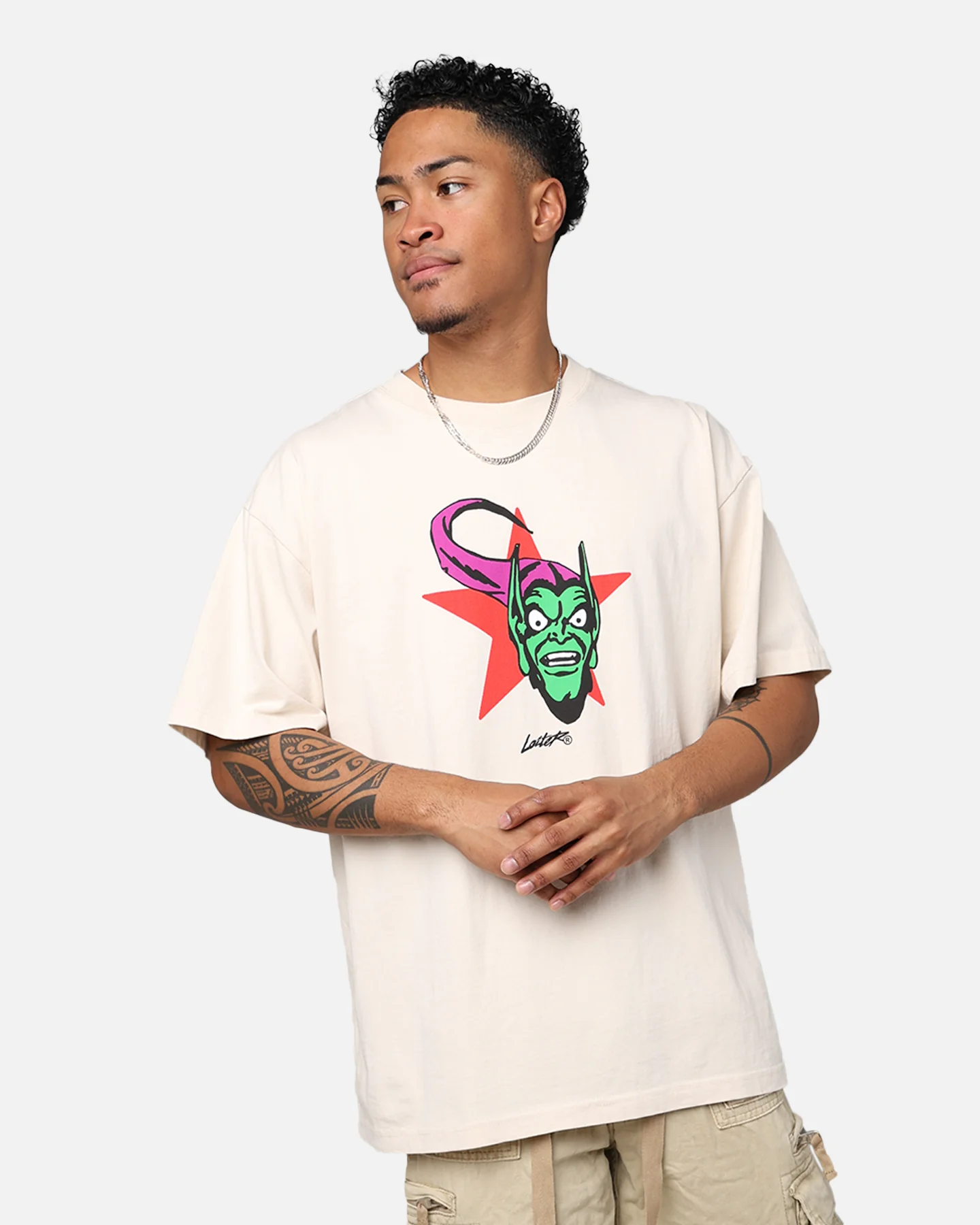 Marvel Spider-Man Green Goblin T-Shirt Off White