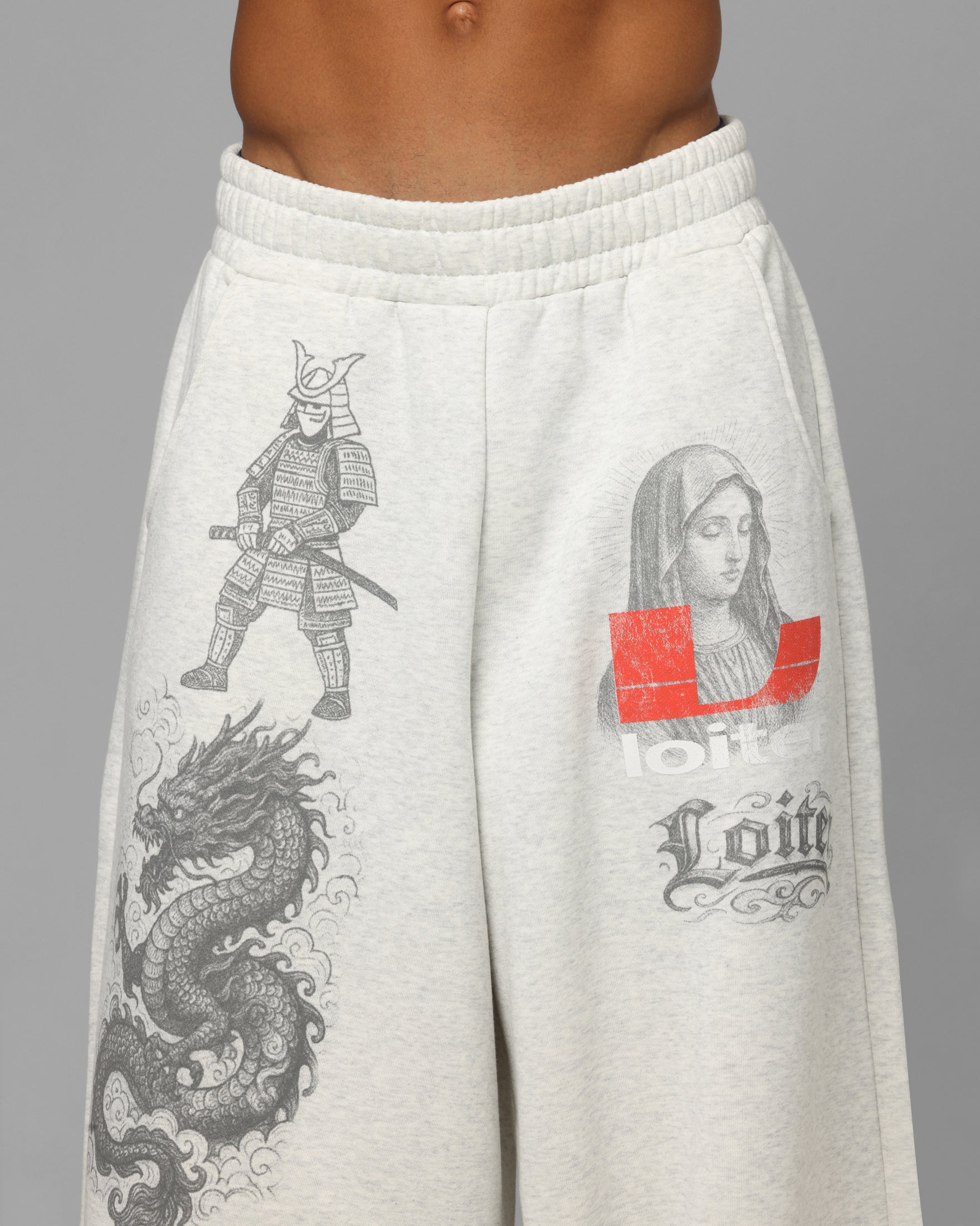Loiter Holy Flame Sweatpants Grey