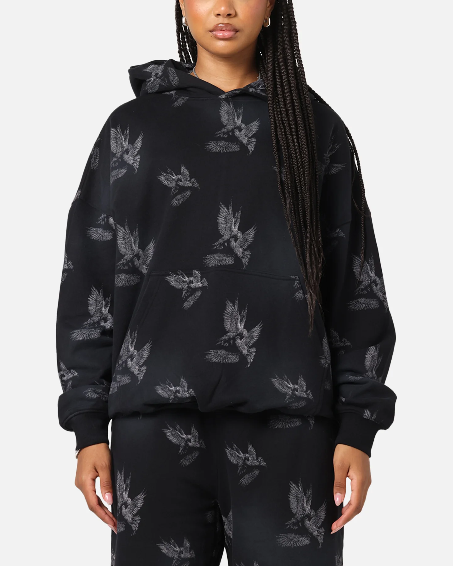 Saint Morta Doves Premium Hoodie Black