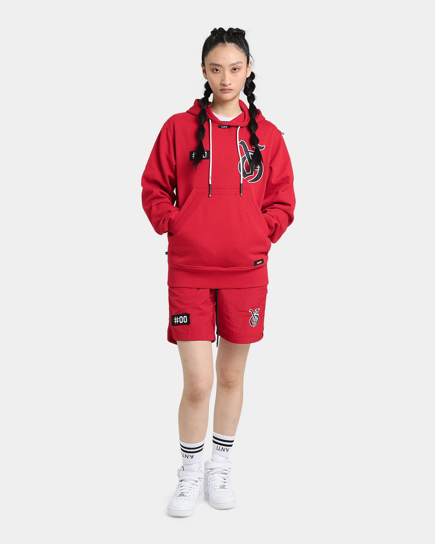 The Anti Order Antidote Beach Shorts Red