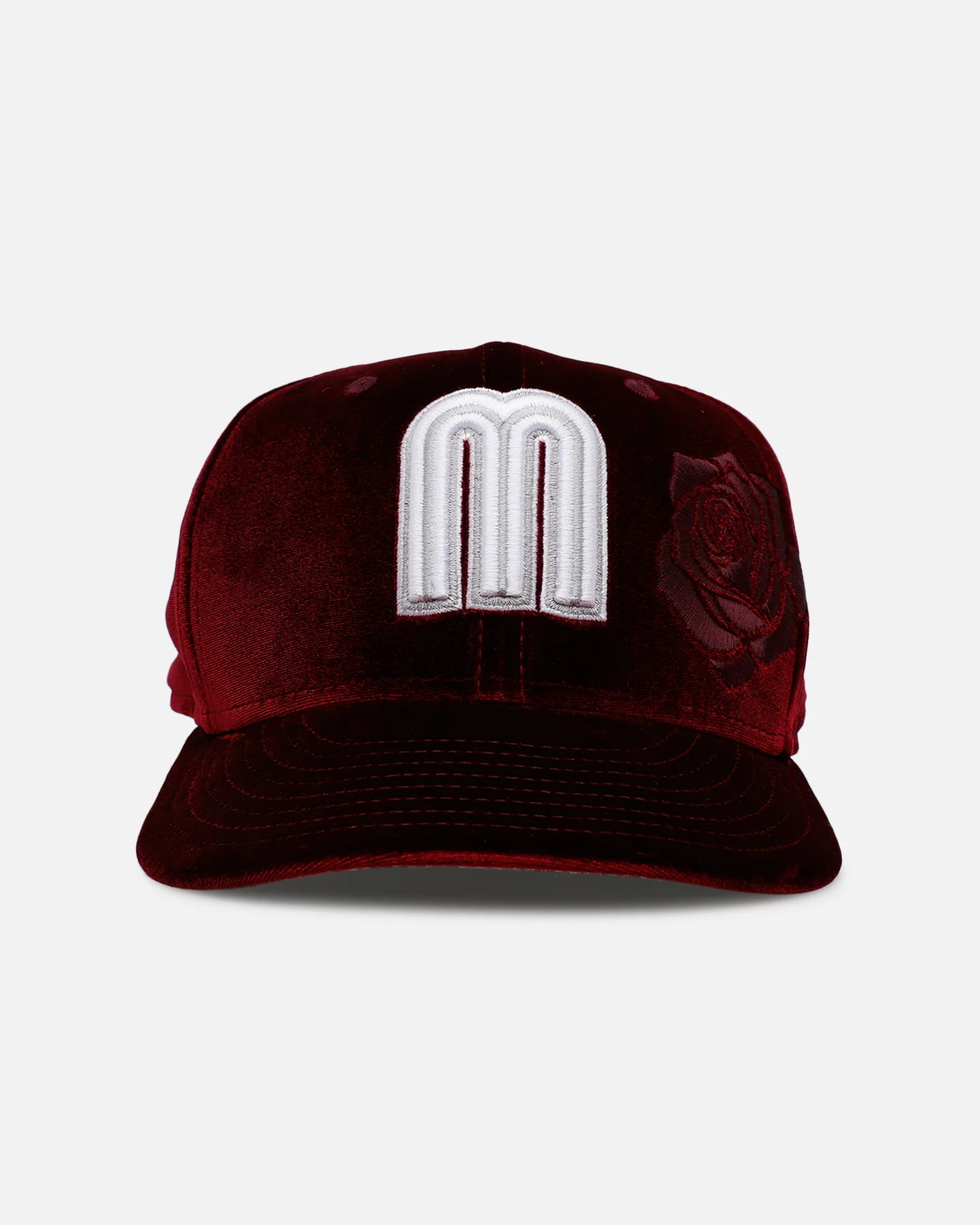 New Era Mexico National Baseball Team 'Velvet Roses' 59FIFTY Fitted Maroon