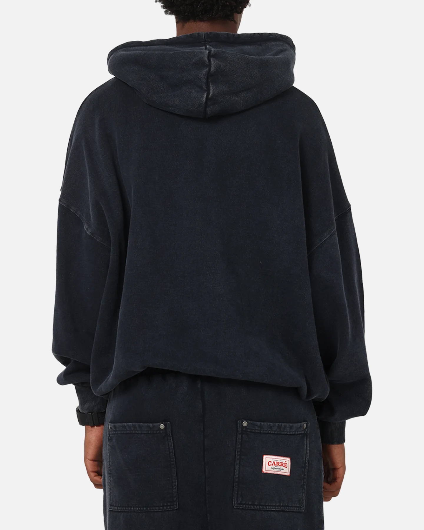 Carre Rivet Hoodie Charcoal