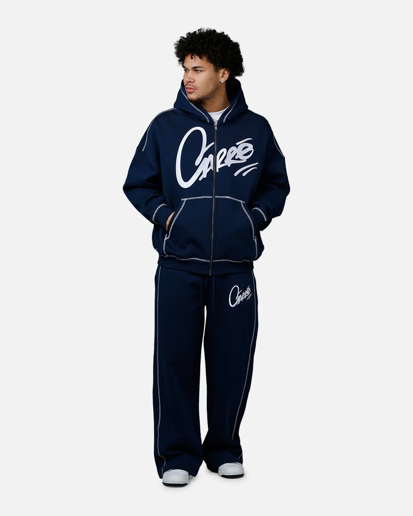 Carre Corrupt Hoodie Navy