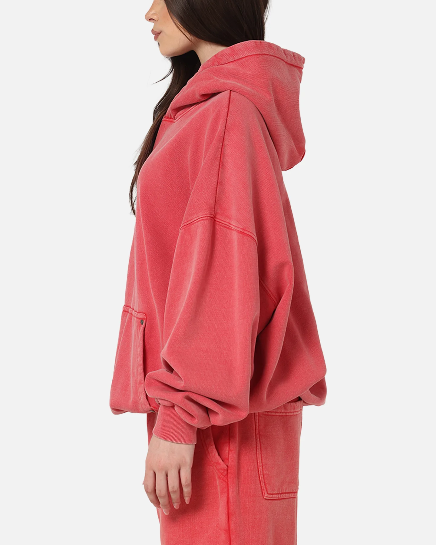 Carre Rivet Hoodie Pigment Washed