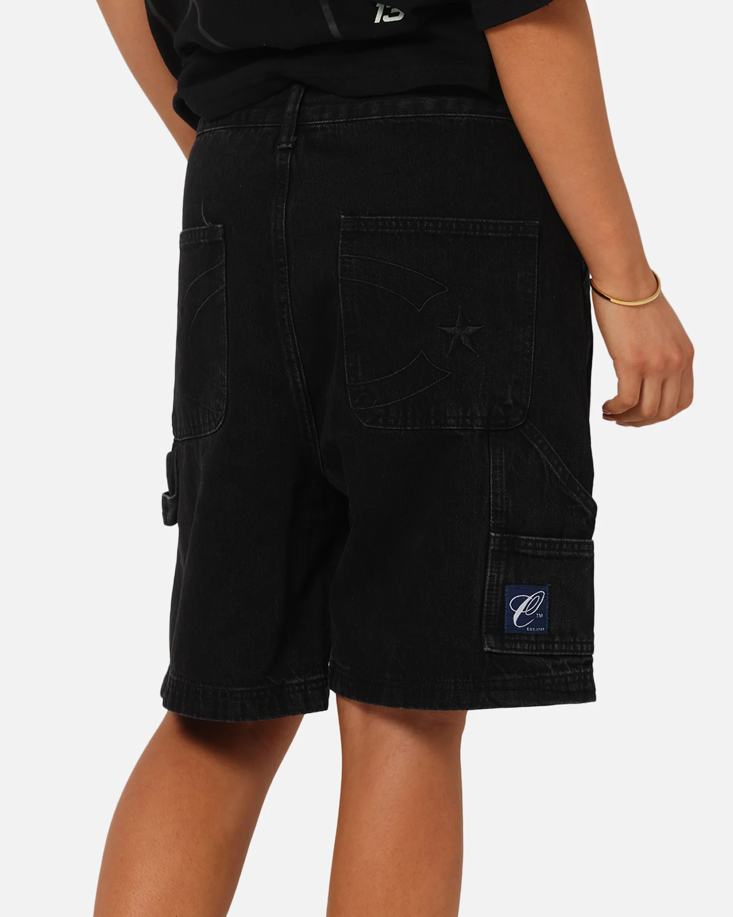 Carre C-Star Denim Shorts Black Wash