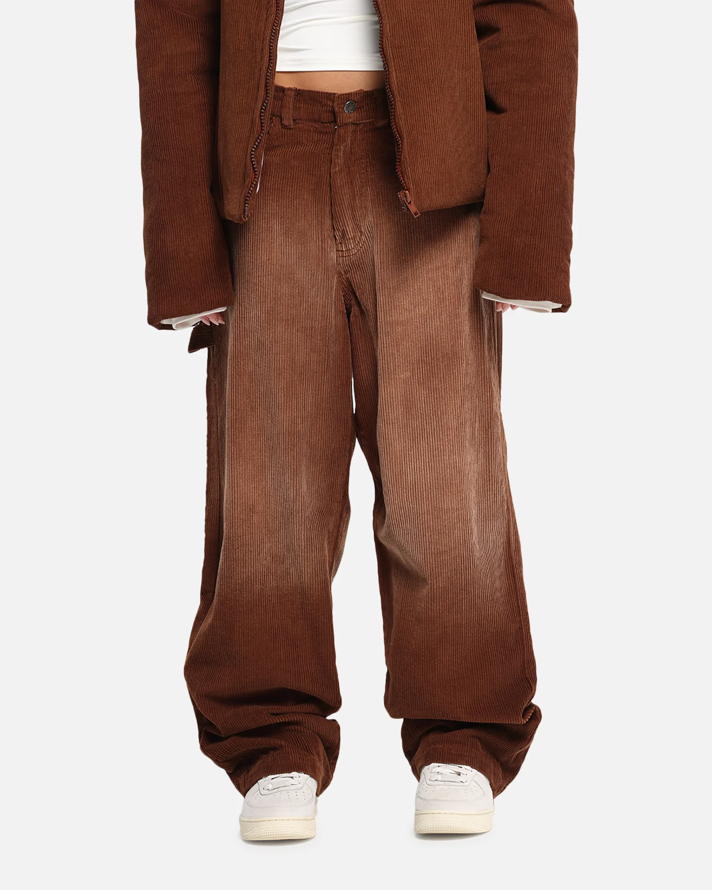 XXIII Corduroy Wash Pants Brown