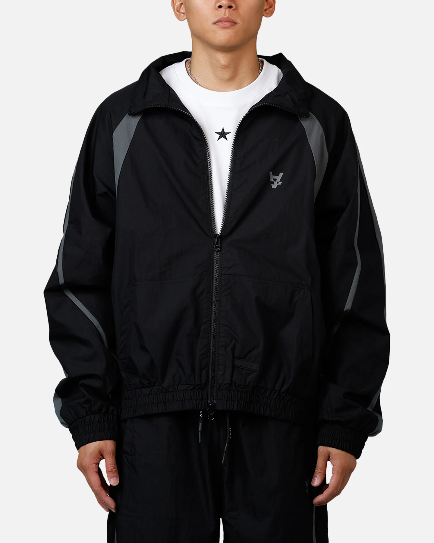 The Anti Order Acolyte Windbreaker Jacket Black/Grey