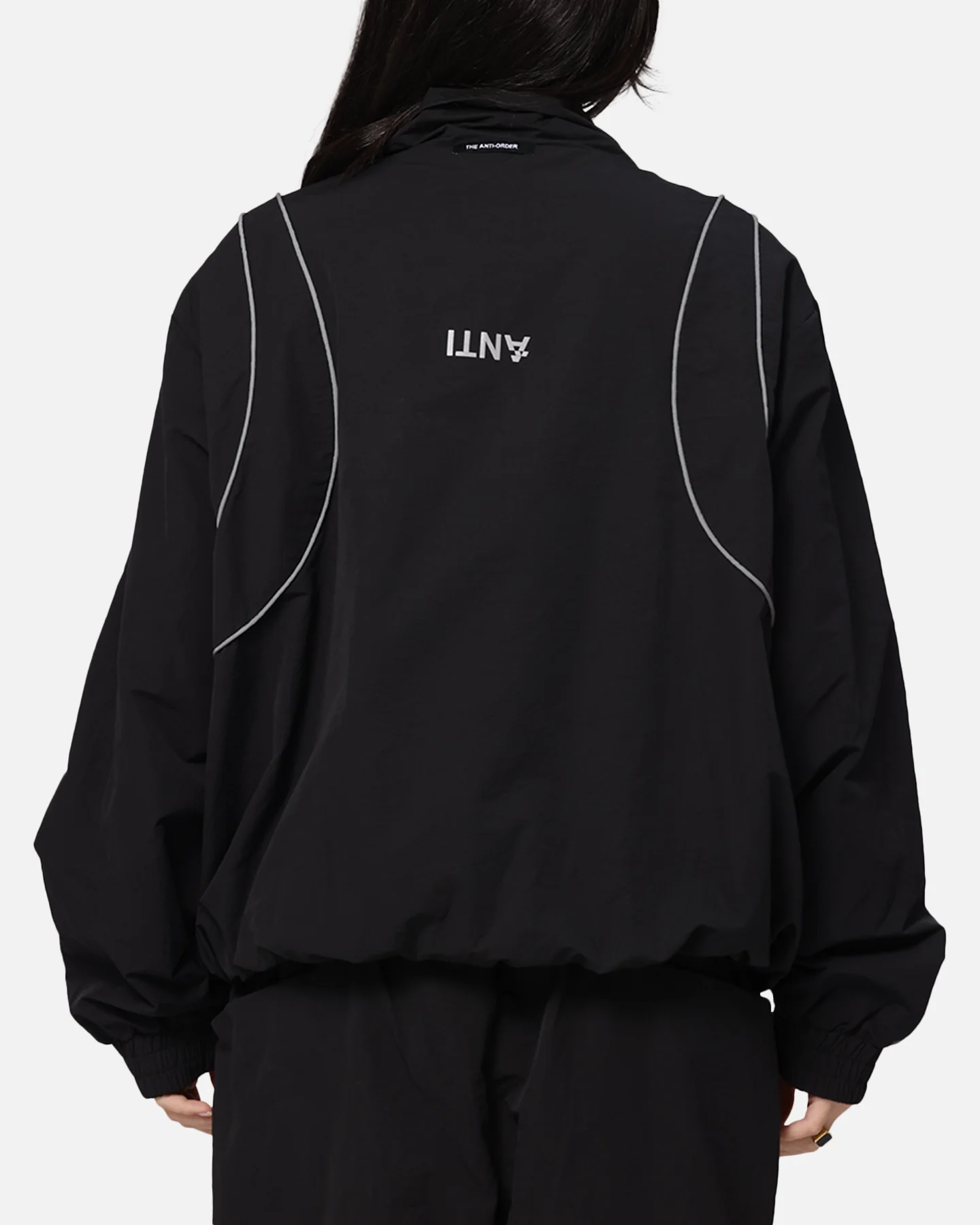 The Anti Order Stereo Nylon Track Jacket Black