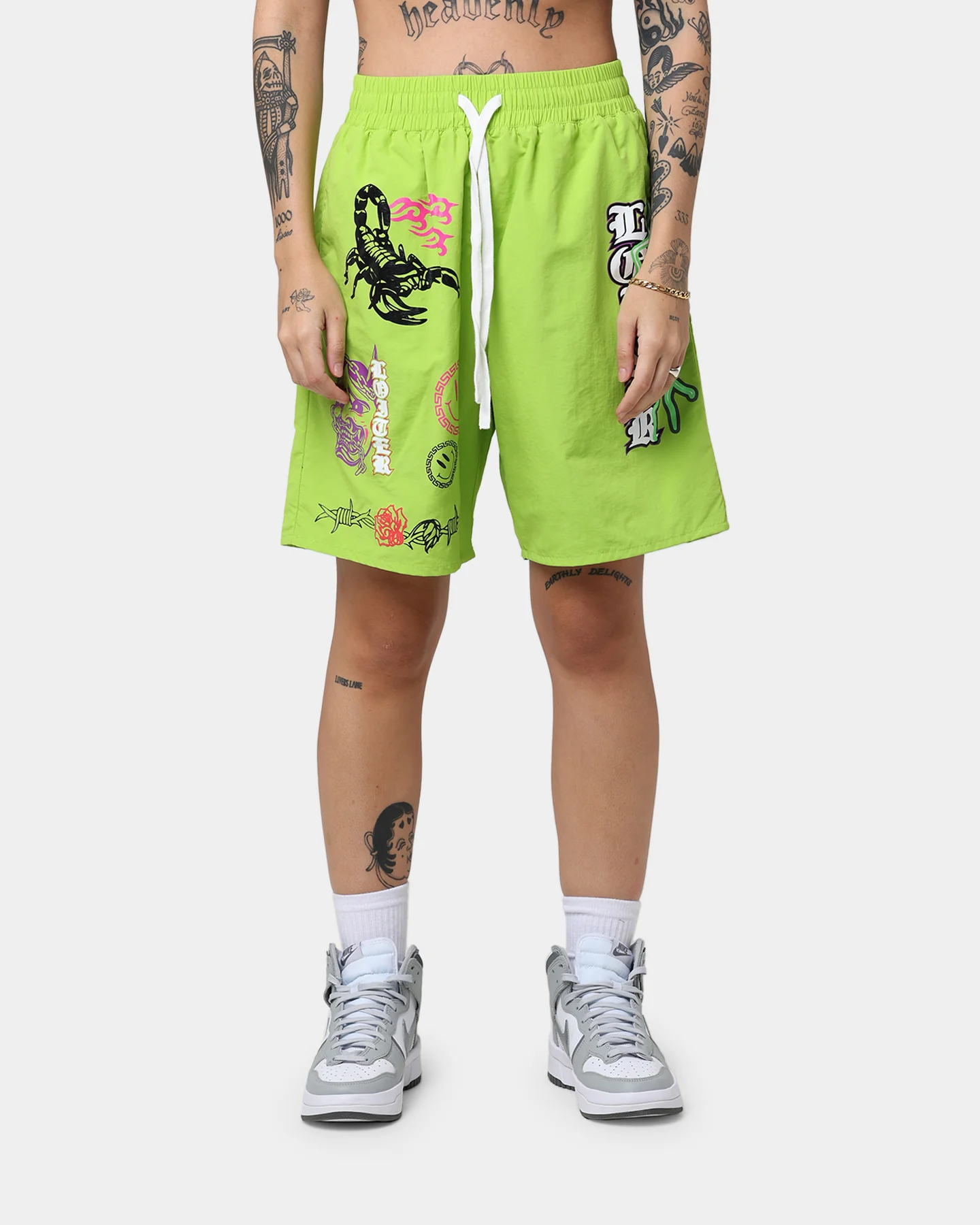 Loiter Hydra Shorts Neon Green