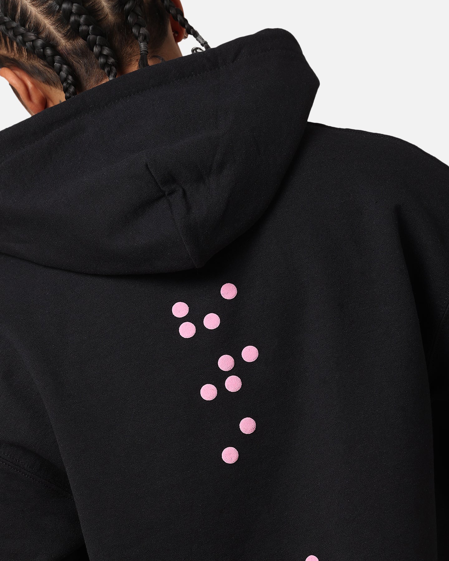 The Anti Order Brail Hoodie Black/Pink