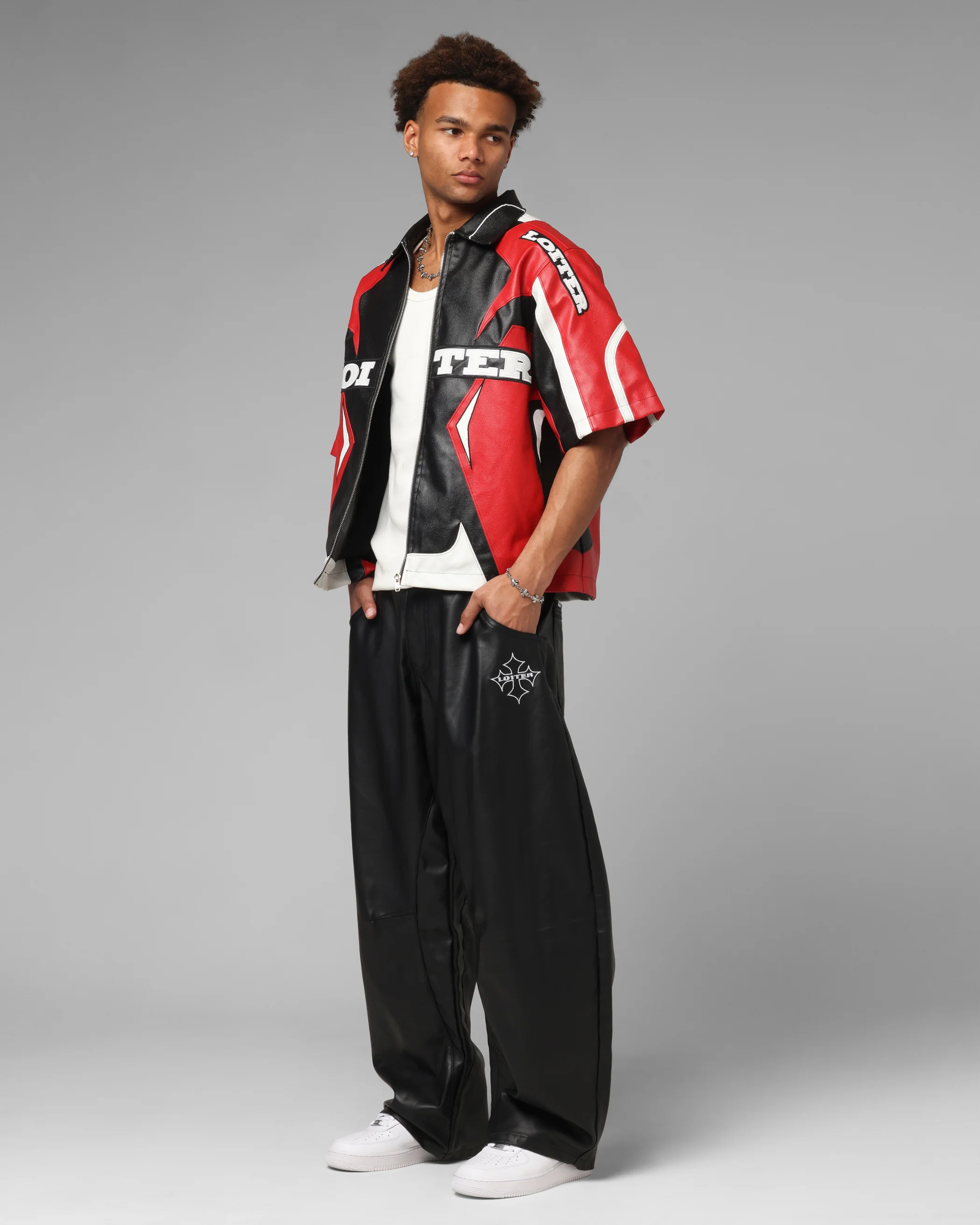 Loiter F-16 Balloon Jeans Black Wax