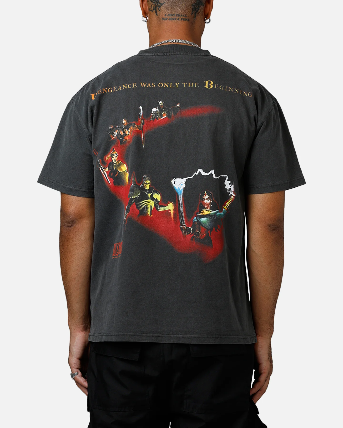 73Studio X Diablo II Halloween Heroes Are Born T-Shirt Black Wash