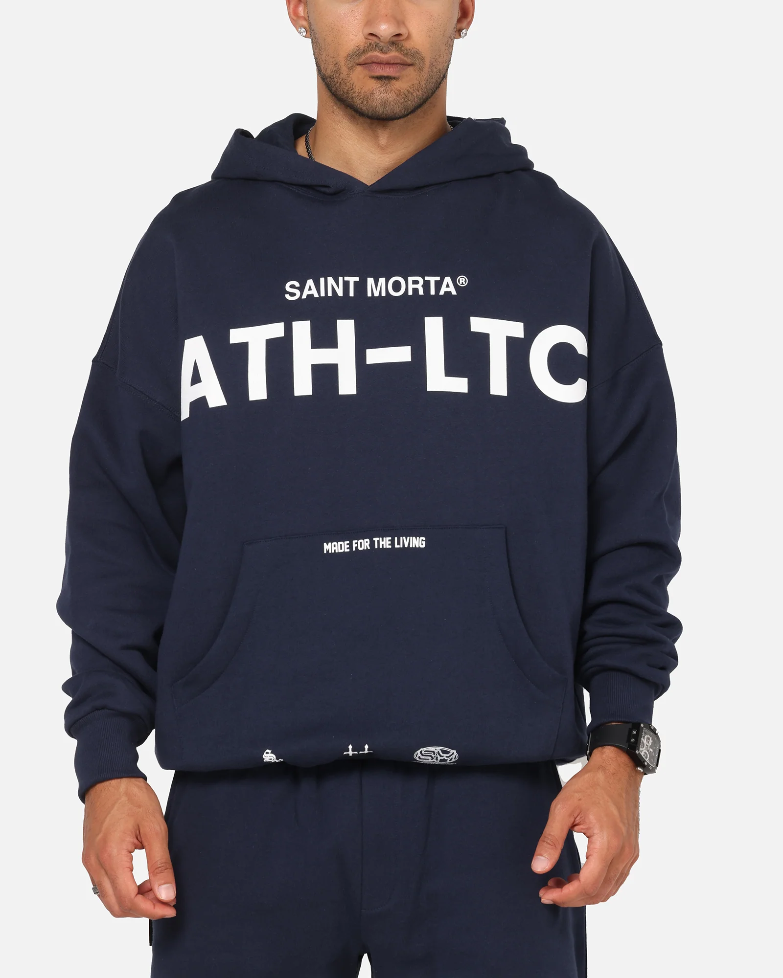 Saint Morta Athltc Hoodie Dark Royal