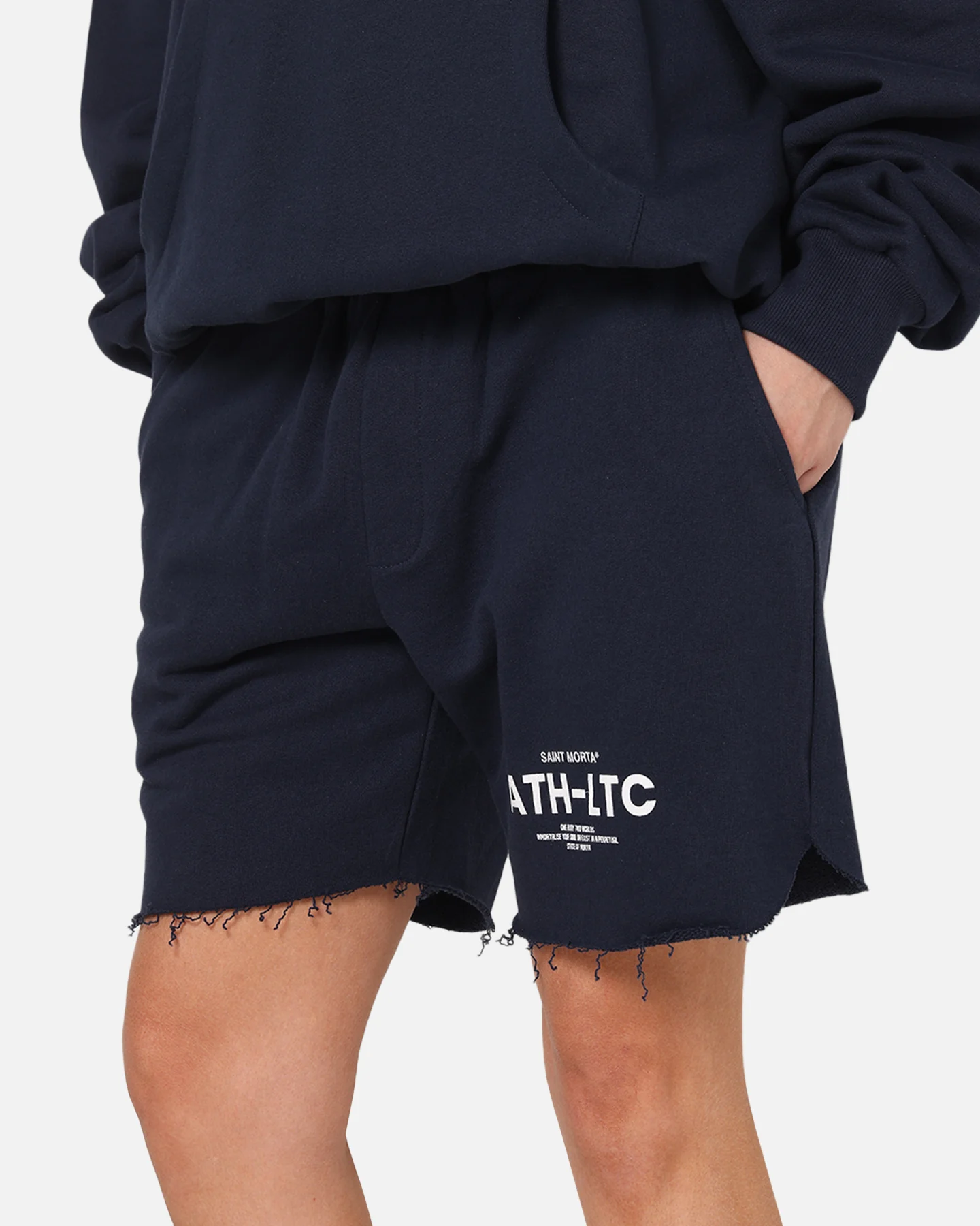 Saint Morta Athltc Sweat Shorts Dark Royal