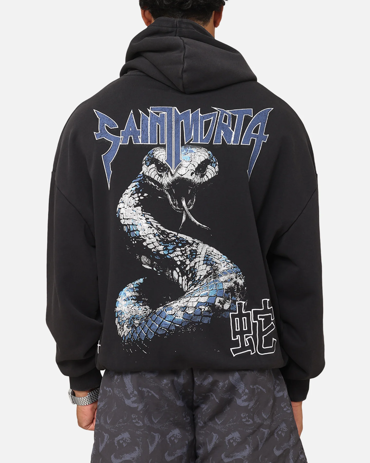 Saint Morta Year Of The Snake Hoodie Vintage Black