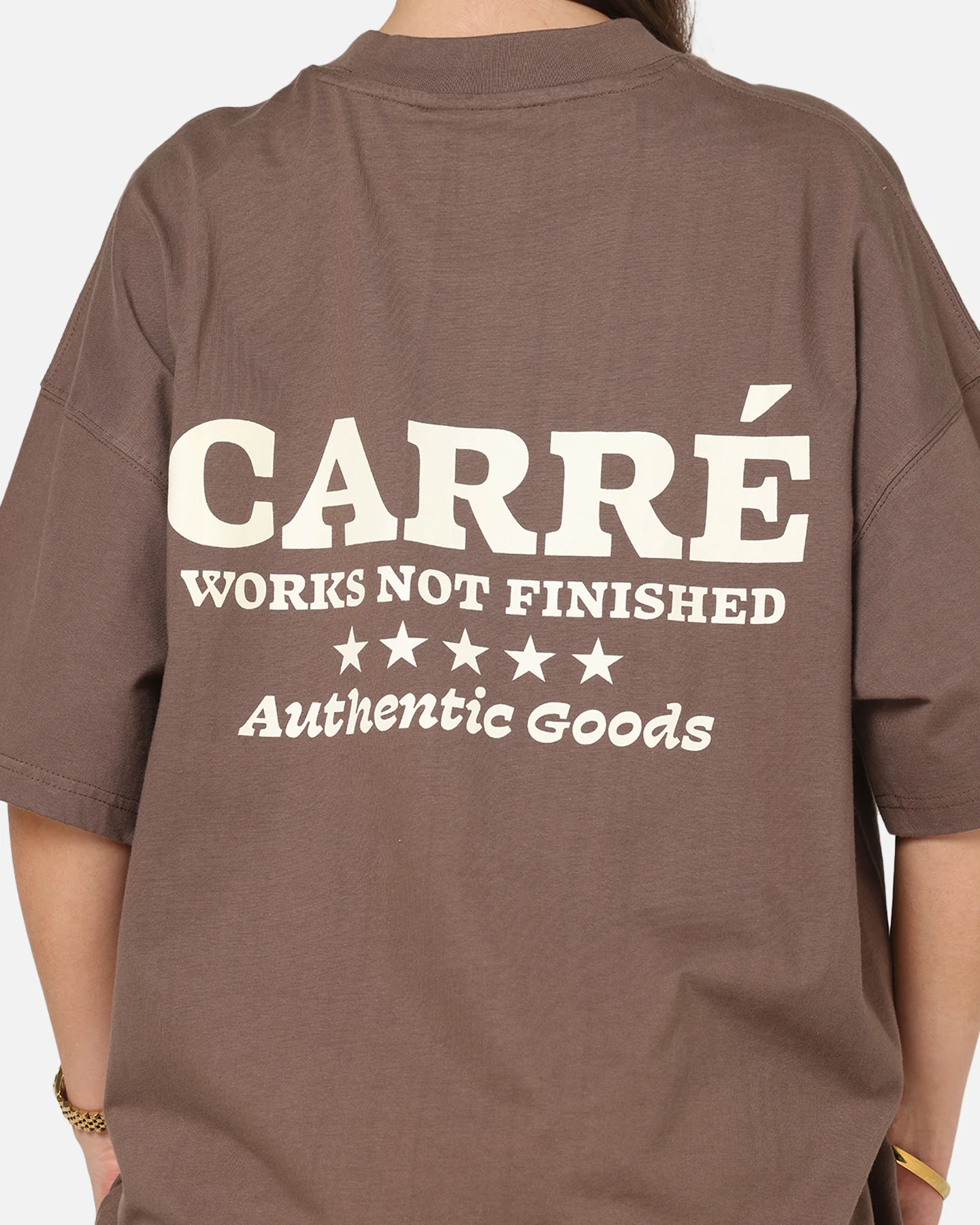 Carre Pocket T-Shirt Brown