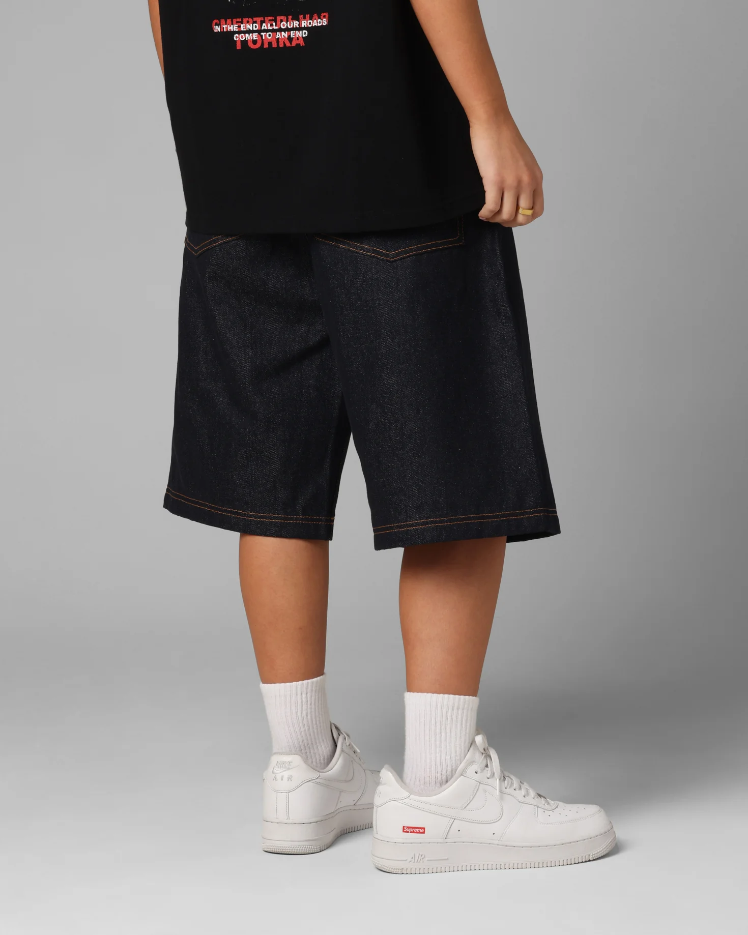 Loiter F-16 Denim Jorts Indigo