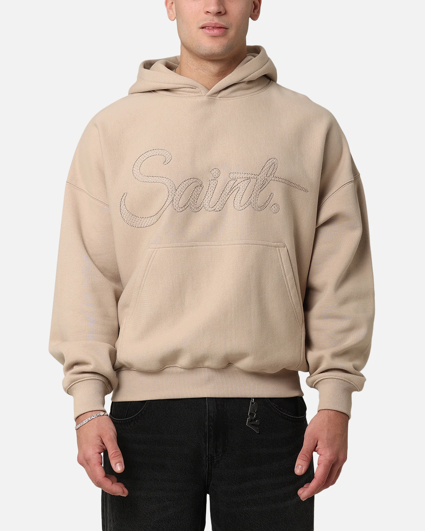 Saint Morta Scribere Premium Hoodie Stone