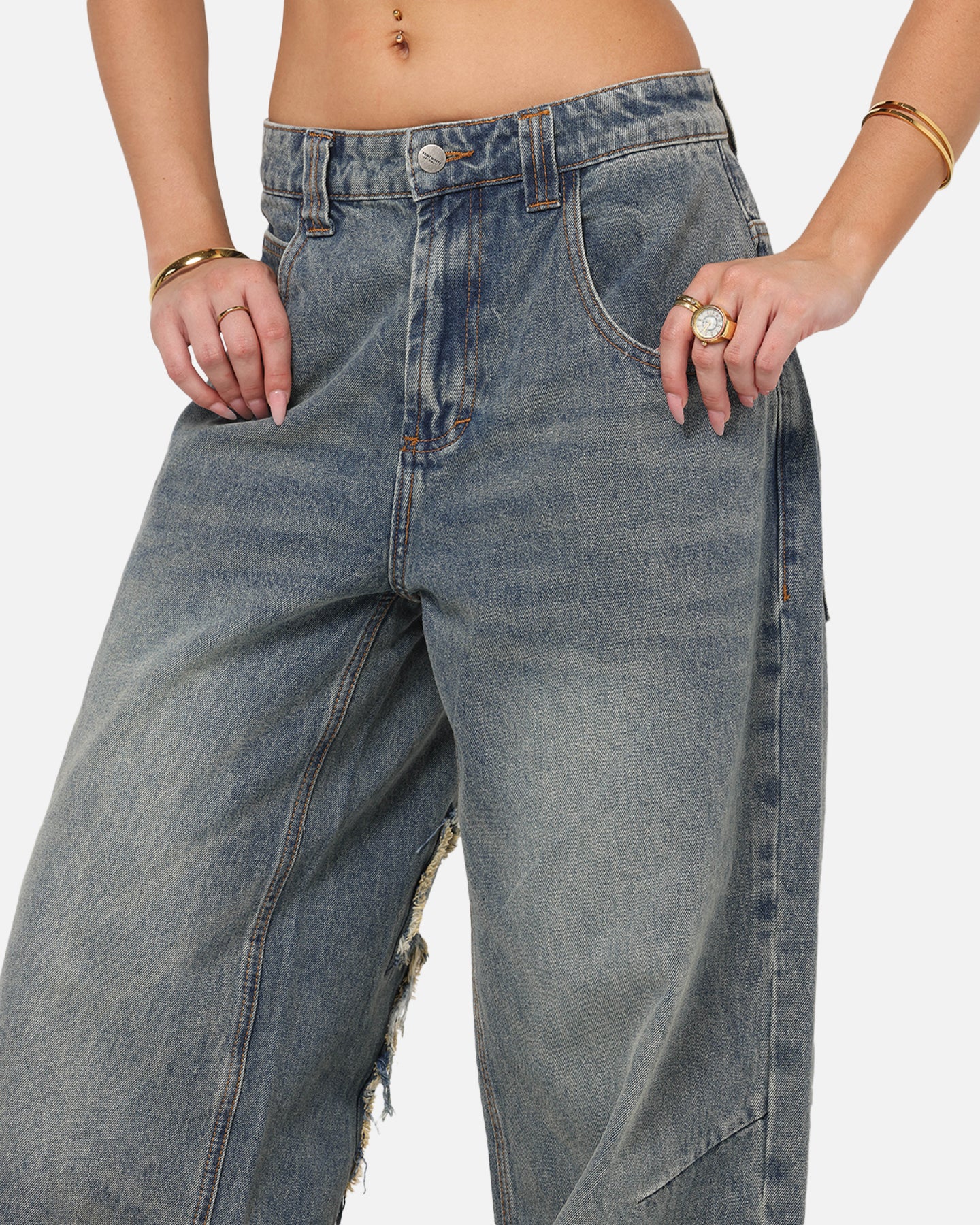 Saint Morta Amplus Crossfire Jeans Dirty Denim