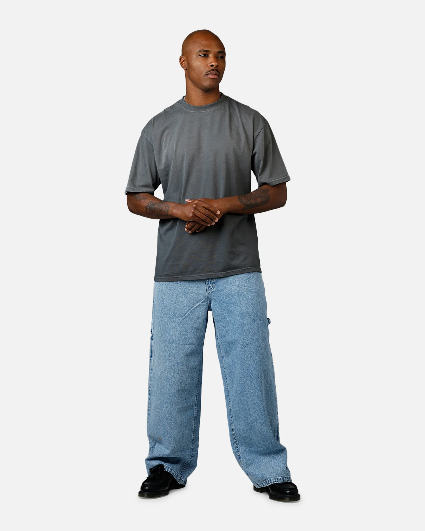 American Thrift Short Sleeve T-Shirt Washed Charcoal